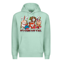 Seafoam It's Game Day Y'all Baseball Coffee Cups Premium Hoodie - FaDigitalArtStudio