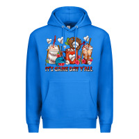 True Royal It's Game Day Y'all Baseball Coffee Cups Premium Hoodie - FaDigitalArtStudio