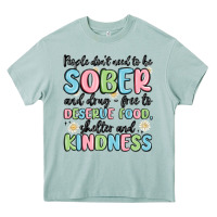 Arona people dont need to be sober and drugfree to deserve food Heavy Core Tee - MaliasSmallBusiness