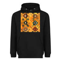 Black native american aztec seamless pattern 4 Heavyweight Hoodie - BundleAndBundleShop