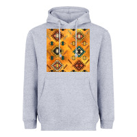 Heather Grey native american aztec seamless pattern 4 Heavyweight Hoodie - BundleAndBundleShop