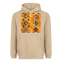 Mushroom native american aztec seamless pattern 4 Heavyweight Hoodie - BundleAndBundleShop