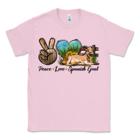 Bubblegum Pink Peace Love Spanish Goat Classic Tee - LillyAllenDesigns