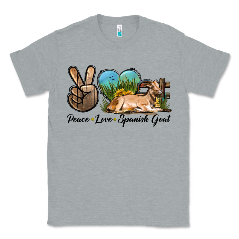 Peace Love Spanish Goat Classic Tee by LillyAllenDesigns | Teevron