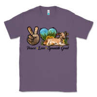 Lavender Peace Love Spanish Goat Classic Tee - LillyAllenDesigns