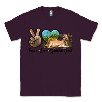 Plum Peace Love Spanish Goat Classic Tee - LillyAllenDesigns