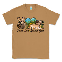 Toasted Coconut Peace Love Spanish Goat Classic Tee - LillyAllenDesigns