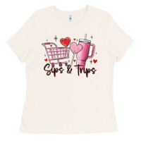 Bone sips & trips target inspired stanley Ladies Tee - MaliasSmallBusiness