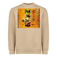 Mushroom black princess Heavyweight Sweatshirt - CowGirlArtShop