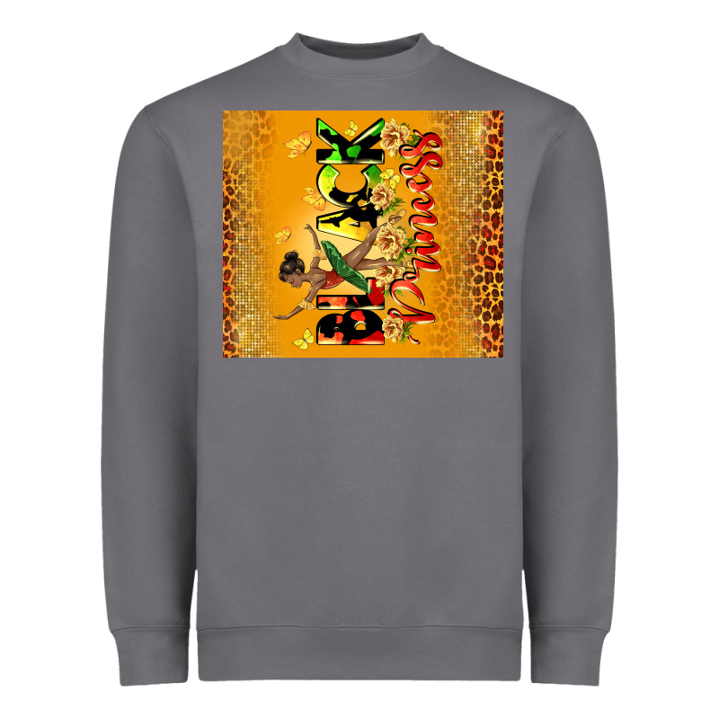 Black Princess Heavyweight Sweatshirt by CowGirlArtShop | Teevron