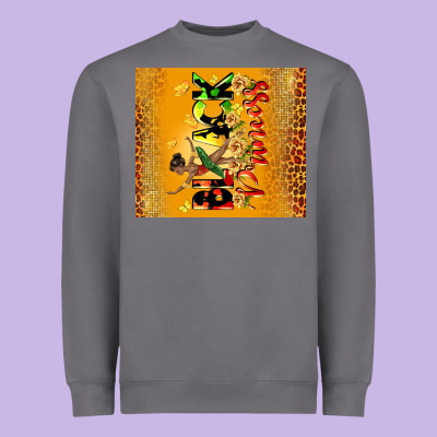 Black Princess Heavyweight Sweatshirt Designed By Cowgirlartshop