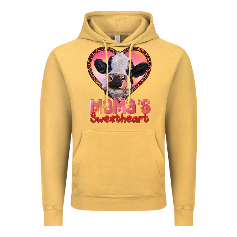 Mamas Sweetheart Baby Cow Vintage Hoodie by RanaPortraitStore | Teevron