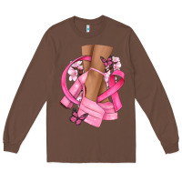Chestnut breast cancer diva Long Sleeve Tee - NancyCooperArtShop
