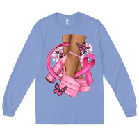 Colony Blue breast cancer diva Long Sleeve Tee - NancyCooperArtShop