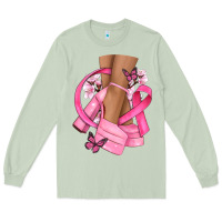 Matcha breast cancer diva Long Sleeve Tee - NancyCooperArtShop