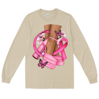 Mushroom breast cancer diva Long Sleeve Tee - NancyCooperArtShop