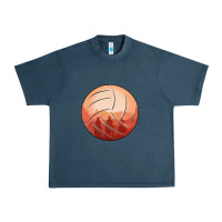 Midnight Navy Cowboy Sunset Volleyball Urban Heavy Tee - Bettercallsaul