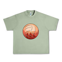 Oil Green Cowboy Sunset Volleyball Urban Heavy Tee - Bettercallsaul