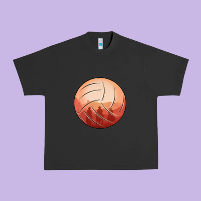 Cowboy Sunset Volleyball Urban Heavy Tee Designed By Bettercallsaul