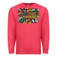 Cardinal hispanic heritage flags Premium Sweatshirt - BundleAndBundleShop