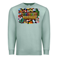 Seafoam hispanic heritage flags Premium Sweatshirt - BundleAndBundleShop