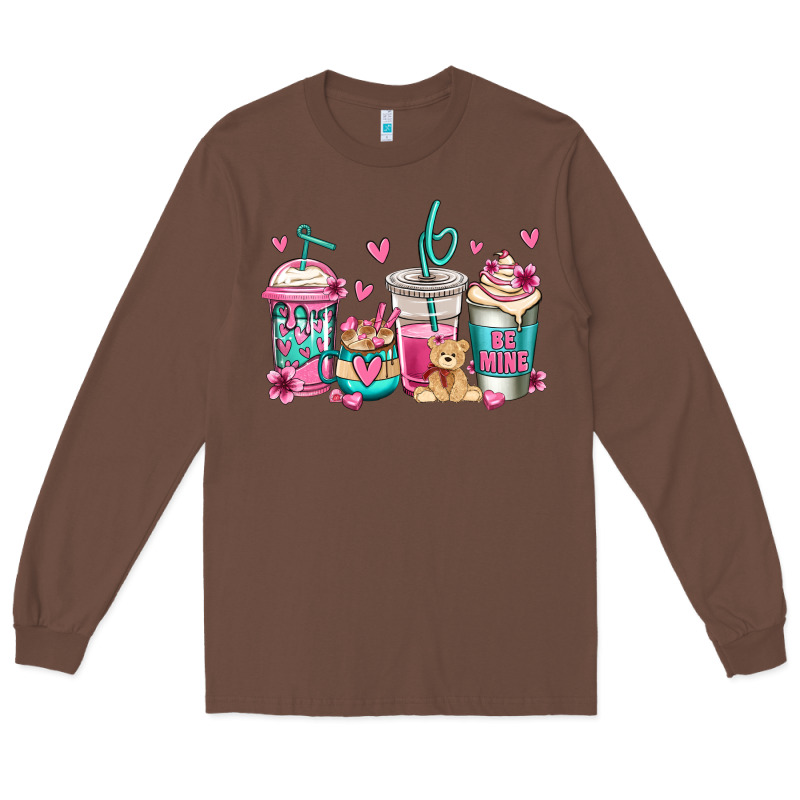 Valentines Day Coffee Long Sleeve Tee by Jasminsmagicworld | Teevron