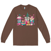 Chestnut valentines day coffee Long Sleeve Tee - Jasminsmagicworld