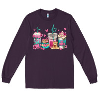 Plum valentines day coffee Long Sleeve Tee - Jasminsmagicworld