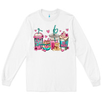 White valentines day coffee Long Sleeve Tee - Jasminsmagicworld