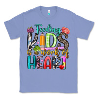 Colony Blue feeding kids is a work of heart Classic Tee - Artiststas