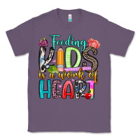 Lavender feeding kids is a work of heart Classic Tee - Artiststas