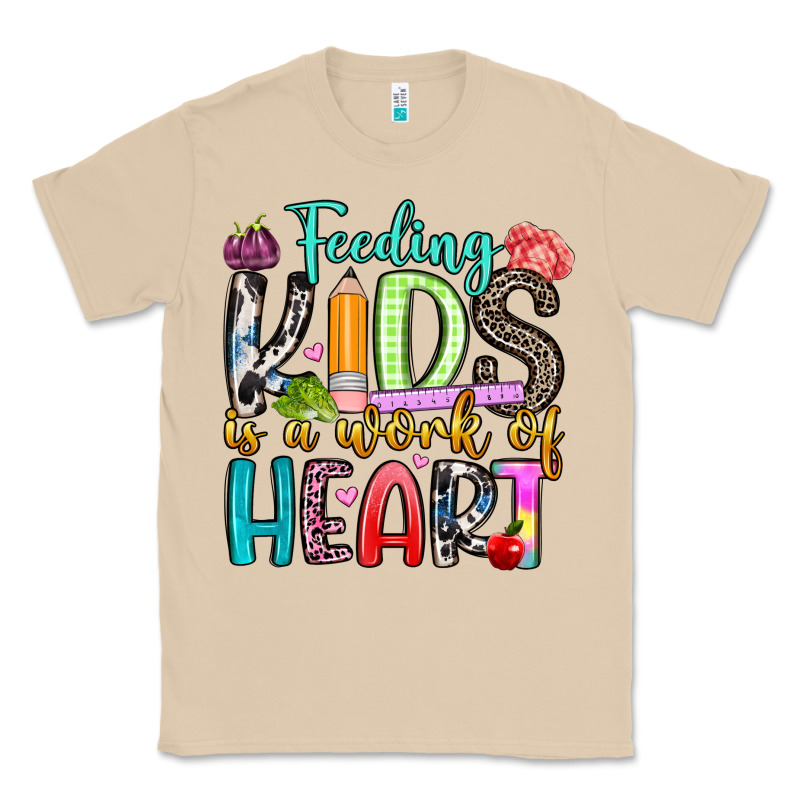 Feeding Kids Is A Work Of Heart Classic Tee by Artiststas | Teevron