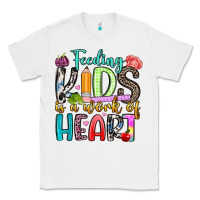 White feeding kids is a work of heart Classic Tee - Artiststas