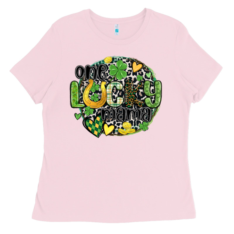 One Lucky Mama Ladies Tee by MaliasSmallBusiness | Teevron