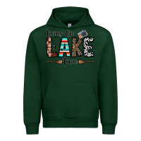 Forest Green living on lake time Urban Hoodie - CowhideDigitalArt