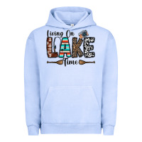 Pigment Grape Ice living on lake time Urban Hoodie - CowhideDigitalArt
