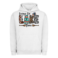 Pigment Lunar Rock living on lake time Urban Hoodie - CowhideDigitalArt