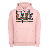Pigment Salmon living on lake time Urban Hoodie - CowhideDigitalArt
