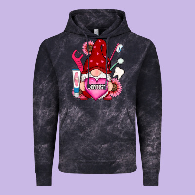 Valentines Day Dentist Gnome Vintage Hoodie Designed By Ranaportraitstore