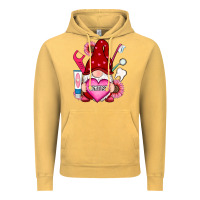 Vintage Mustard valentines day dentist gnome Vintage Hoodie - RanaPortraitStore