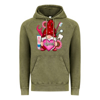 Vintage Olive valentines day dentist gnome Vintage Hoodie - RanaPortraitStore