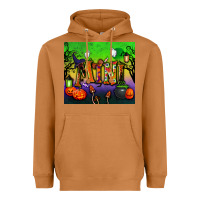 Halloween Mini Tumbler Heavyweight Hoodie | Teevron