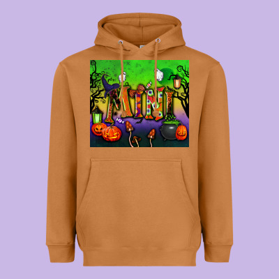 Halloween Mini Tumbler Heavyweight Hoodie Designed By Bundleandbundleshop