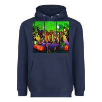 Navy halloween mini tumbler Heavyweight Hoodie - BundleAndBundleShop