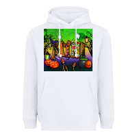 White halloween mini tumbler Heavyweight Hoodie - BundleAndBundleShop
