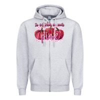 Heather Grey In October we wear pink Breast Cancer Zipper Hoodie - FaDigitalArtStudio