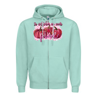 Seafoam In October we wear pink Breast Cancer Zipper Hoodie - FaDigitalArtStudio