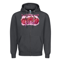 Smoke In October we wear pink Breast Cancer Zipper Hoodie - FaDigitalArtStudio