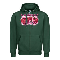 Sports Green In October we wear pink Breast Cancer Zipper Hoodie - FaDigitalArtStudio