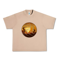 Burro Desert Cactus Sunset Volleyball Urban Heavy Tee - Bettercallsaul